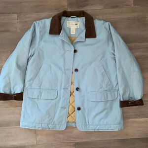 Vintage LL Bean baby blue Chore coat